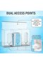 Acrylic Wall-Mounted Organizer 3 Compartments (40.6 × 27.9 × 11.4 cm) - 3