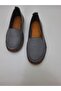 100% Genuine Leather and Handmade, Smoke Color Casual Ballerina Model - 5