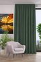 Velvet-Textured Living Room Hotel Living Room Children's Room Decorative Foam Drapery Curtain Single Panel Khaki