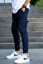 Men's Cotton Lycra Cargo Pocket Trousers Side Pocket Pants - 2