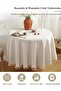 Round Tablecloths Polyester Table Cloth Bulk Washable Polyester Fabric Tablecloths Table Cove - 2