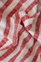 Striped Thin Muslin Baby Blanket Set of 2 80X80 cm Red - 4