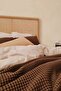 Waffle Large Waffle Bedspread Brown - 4