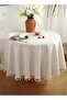 Round Tablecloths Polyester Table Cloth Bulk Washable Polyester Fabric Tablecloths Table Cove
