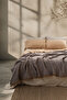 Cocoon 4 Layer Muslin Bedspread Brown