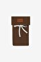 Washed Linen Pillowcase Set of 2 Brown - 2