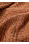 Linen 4 Layer Muslin Sofa Throw Blanket Earth Color 152X203 cm - 7