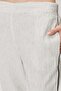 Lino Linen Trousers Off White / Black Stripes - 5