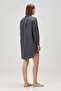 Lino Linen Shirt Pajamas Anthracite - 4
