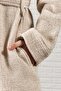 Pergamon Woolen Dressing Gown Beige - 4