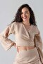 Summer Keten Crop / Bluz Beige - 3