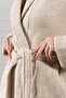 Pergamon Woolen Dressing Gown Beige - 3