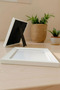 9 Pieces White Frame Set – 20X20 cm (Outer Measurement) Square Wall Decoration and Photo Frame - 4