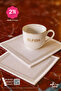 Luxury Embroidered Cocktail Coffee Serving Tray Napkin Mini Placemat Silver Glitter - Baroque 2 (2 Pcs)