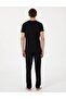 Men's Crew Neck Combed Cotton Short Sleeve Pajama Set - 7