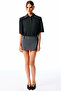 Anina Polo Neck Padded Bodysuit (Grey) - 2