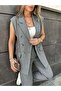 Off-white Premium Full-Fit Women's Pants, Sleeveless Jacket and Vest Set in Satin Fabric - 2