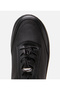 Genuine Leather Black Women's Sports Shoes - 5
