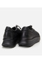 Genuine Leather Black Women's Sports Shoes - 6