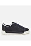 Genuine Leather Navy Blue Men's Casual Shoes