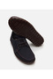 Men's Leather Navy Blue Casual Shoes - 6