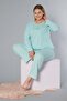 Plus Size Oversized Long Sleeve Pajama Set B09-171 - 2