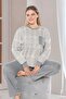 Plus Size Oversized Long Sleeve Pajama Set B09-165 - 3