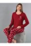 Long Sleeve Seasonal Pajama Set Viscose 790-55 - 3