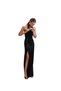 Women's Halter Body-Hugging Maxi Backless Satin Sleeveless Stylish Summer Evening Dress Evening Dress