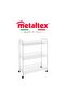 Grande 3-Layer Multi-Purpose Cart – 3-Tier Rolling Storage Trolley with 360° Spinner Wheels - 4