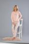 Women's Cotton Cute Pattern Long Sleeve Winter Pajamas Set 09-275 - 2