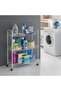 Grande 3-Layer Multi-Purpose Cart – 3-Tier Rolling Storage Trolley with 360° Spinner Wheels - 3