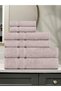 6-Piece Cotton Towel Set Hand Face - Hair - Bath Towel Set Gama 30X50*2/50X90*2/70X140 *2 - 5