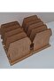 10 Pieces Home Activity School Course Activity Kindergarten Nursery Wooden Painting Set - 6
