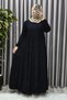 Women's Hijab Clothing Plus Size 5 Layers Indonesian Crepe Dress - 3
