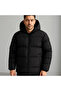 Men's Black Thick Hooded Puffer Jacket – Waterproof and Cold Weather Resistant Sports Coat - 5