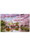 Wall Panel - Sakura Tree View - 729 - Divided into three pieces
