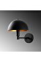 Togg Modern Metal Plated Headboard Single Wall Sconce Black, Retro Wall Lamp Togg-14837 - 5