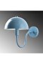 Togg Modern Metal Plated Headboard Single Wall Sconce Blue, Retro Wall Lamp Togg-14824 - 5