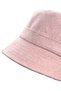 Powder Unisex Soft-Textured Thick Bucket Hat Powder Pink Acrylic Cashmere Thick Soft Winter Hat