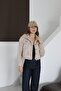 Trend Welsoft Fabric Crop Pocketed Buttoned Plush Jacket Women - 2