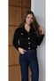 Trend Welsoft Fabric Crop Pocketed Buttoned Plush Jacket Women - 2