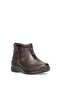 Elit Erlplv1526-D-F Women's Genuine Leather Flat Boots Brown - 2