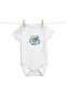 Scorpio Design 100% Cotton Short Sleeve Baby Bodysuit and Raw Pouch Set - 2