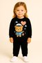 Winter Girls Boys Tracksuit Set Bear Print 3 4 5 6 7 8 9 10 11 12 Years Old Unisex