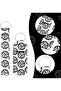 Patelai 20 Pcs Volleyball lipstick Holder Keychains Lanyard Set - 3