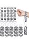 Patelai 20 Pcs Volleyball lipstick Holder Keychains Lanyard Set
