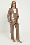 Swan Dreams Brown Lace Robe Maternity and Postpartum Pajama Set