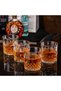 6 Pcs Crystalized Whiskey Glass 340 Cc Quality Delisoga Brand Glass Very Good Quality