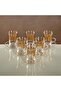 Almarjan Tea Set Clear & Gold 18 pieces (18 PCS SET-YCS-GLD) - 2